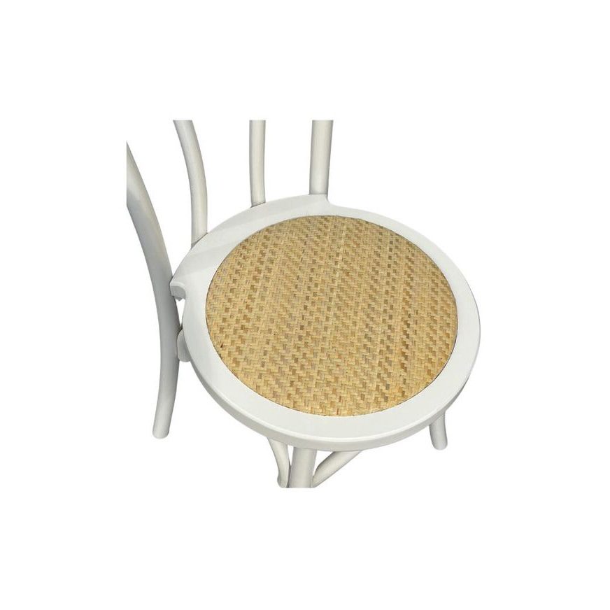 Bentwood Wooden Chair White - Image 2