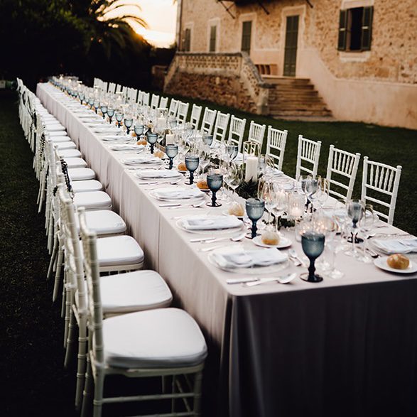 Chiavari Tiffany Stuhl weiß