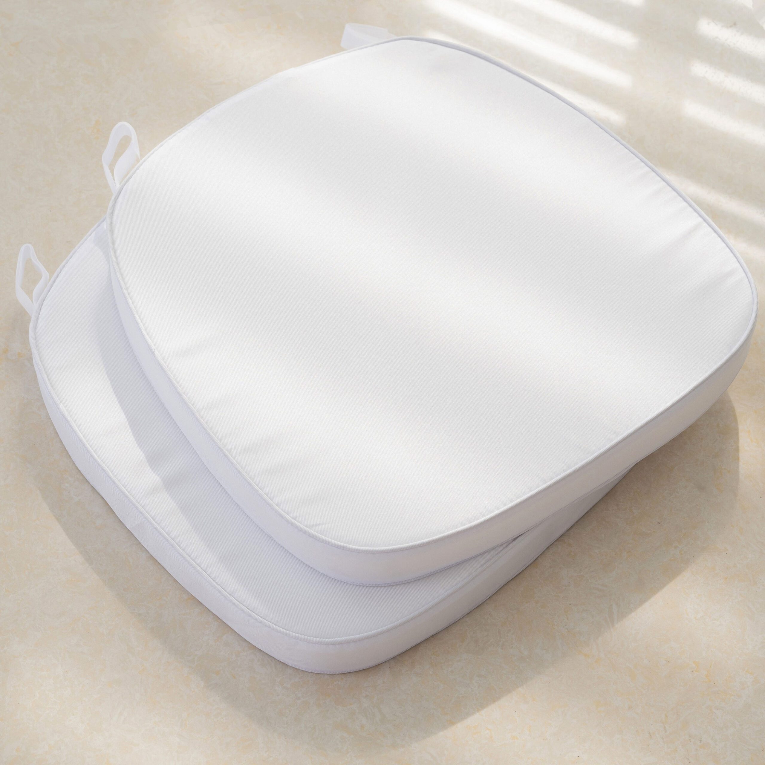 Sitzkissen für Chiavari Tiffany Stuhl weiß