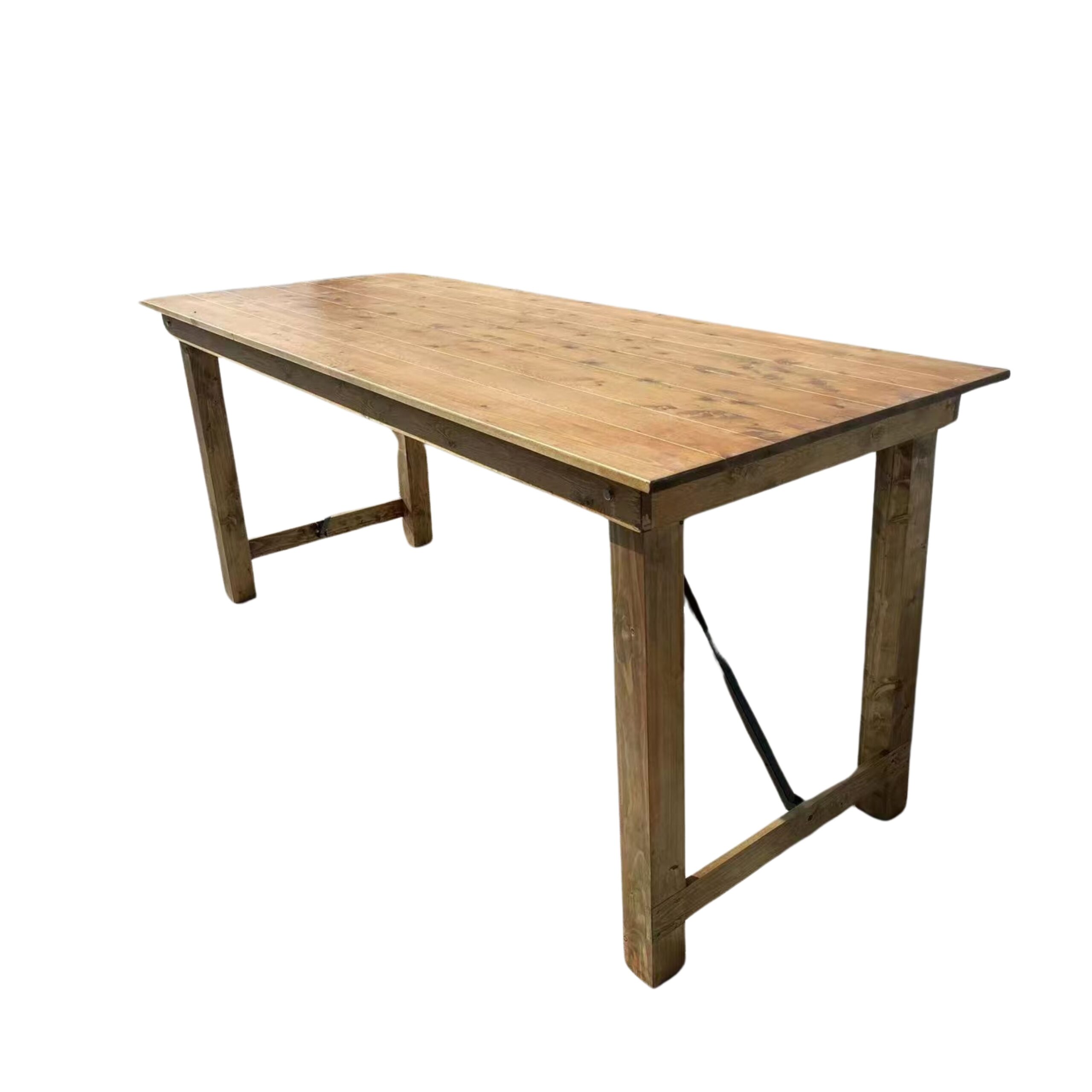 Hochtisch / Holztisch aus Kiefer: 243x100x108cm