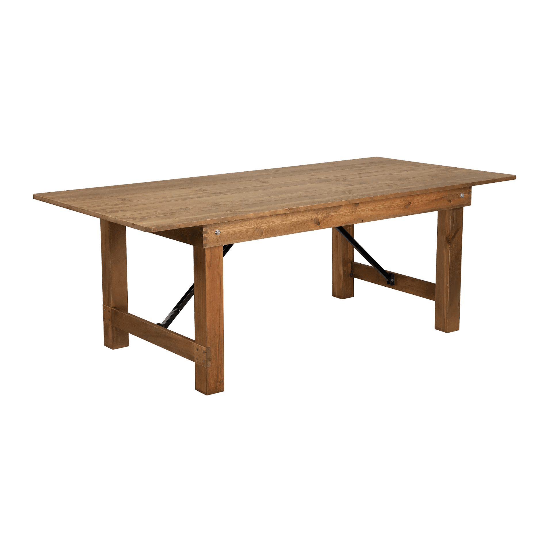 Holztisch aus Kiefer klappbar: 200x100x76cm