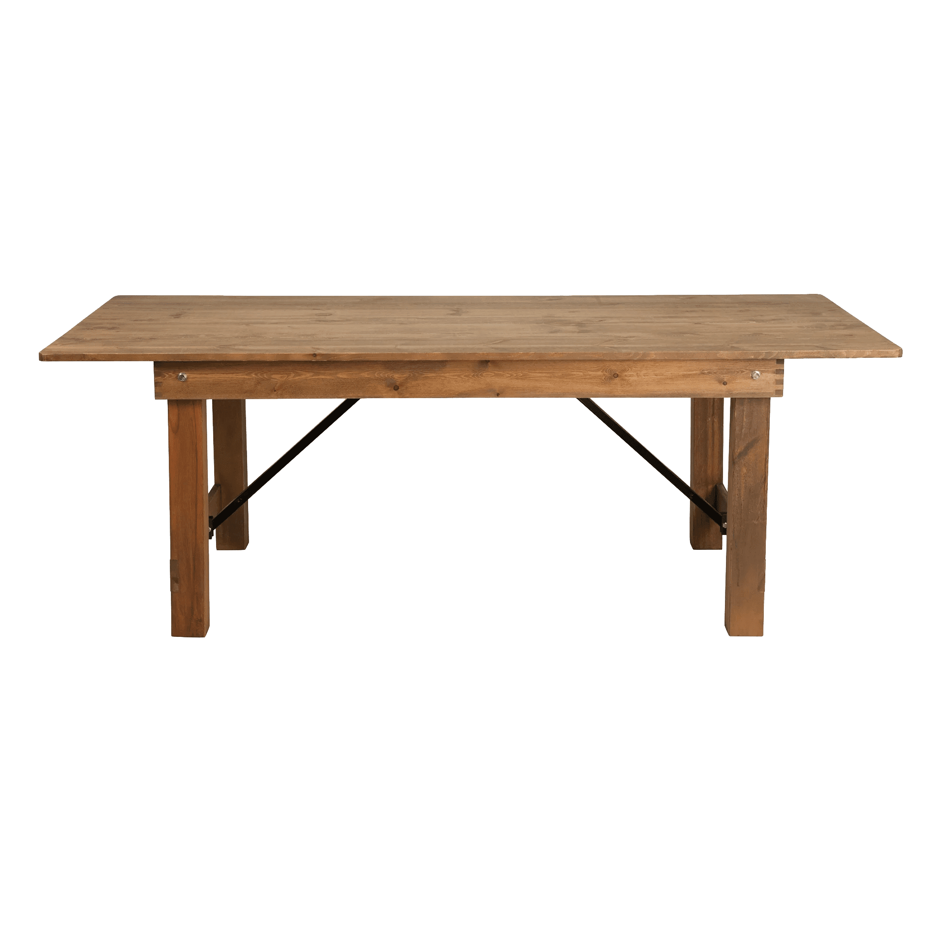 Holztisch aus Kiefer klappbar: 243x100x76cm