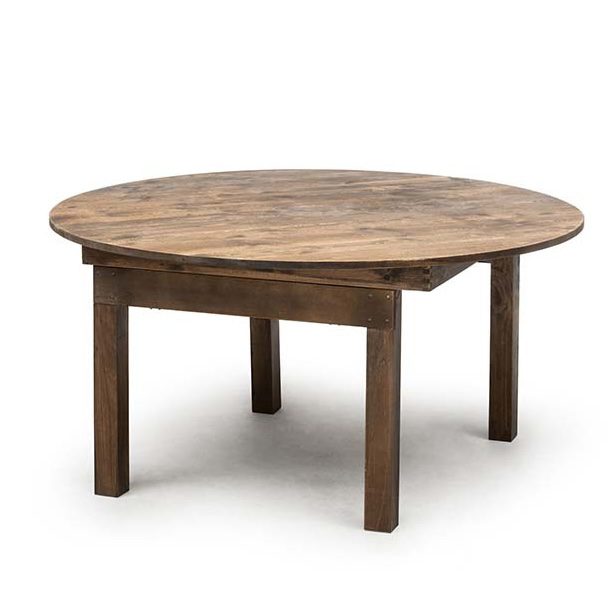 Holztisch aus Kiefer klappbar: ⌀180cm