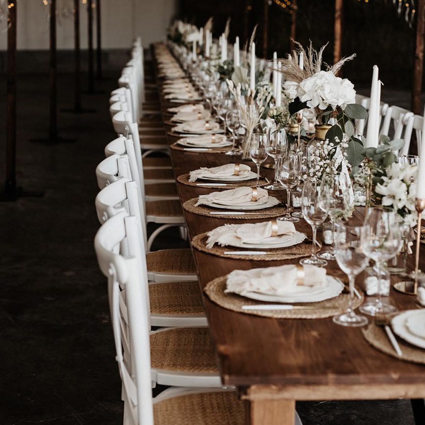 Wooden table made of pine foldable: 243x100x76cm - Image 2