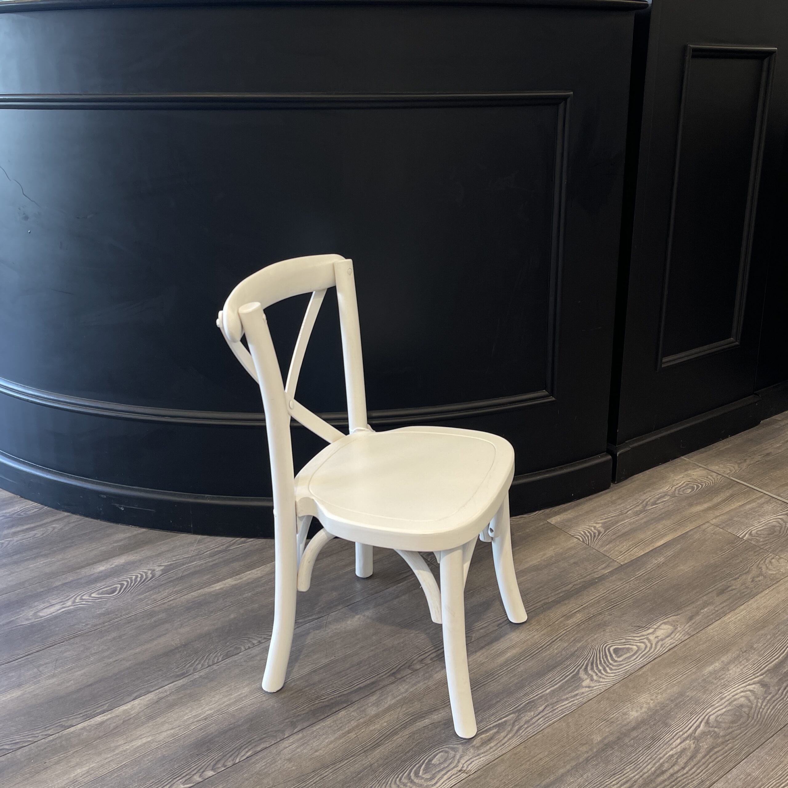 Kids Collection: Cross Back Stuhl Holz weiß für Kinder