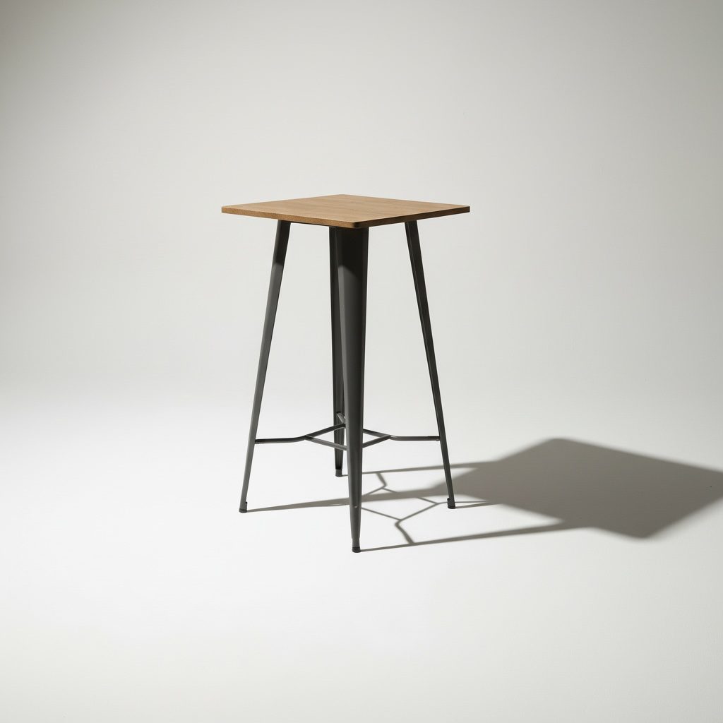 Stehtische quadratisch aus Holz 60x60x104cm