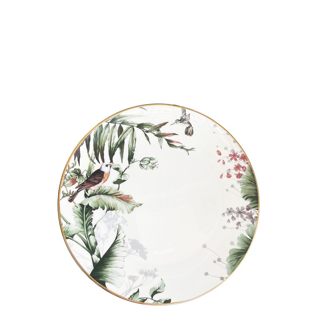 Tropical Bird Porzellan Vorspeiseteller / Dessertteller 20,3 cm