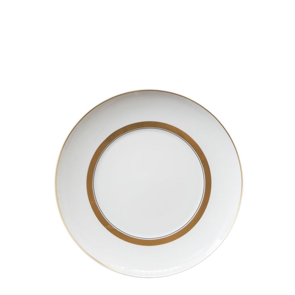 Shine Gold Porzellan mit goldrand Vorspeiseteller / Dessertteller 20,2 cm
