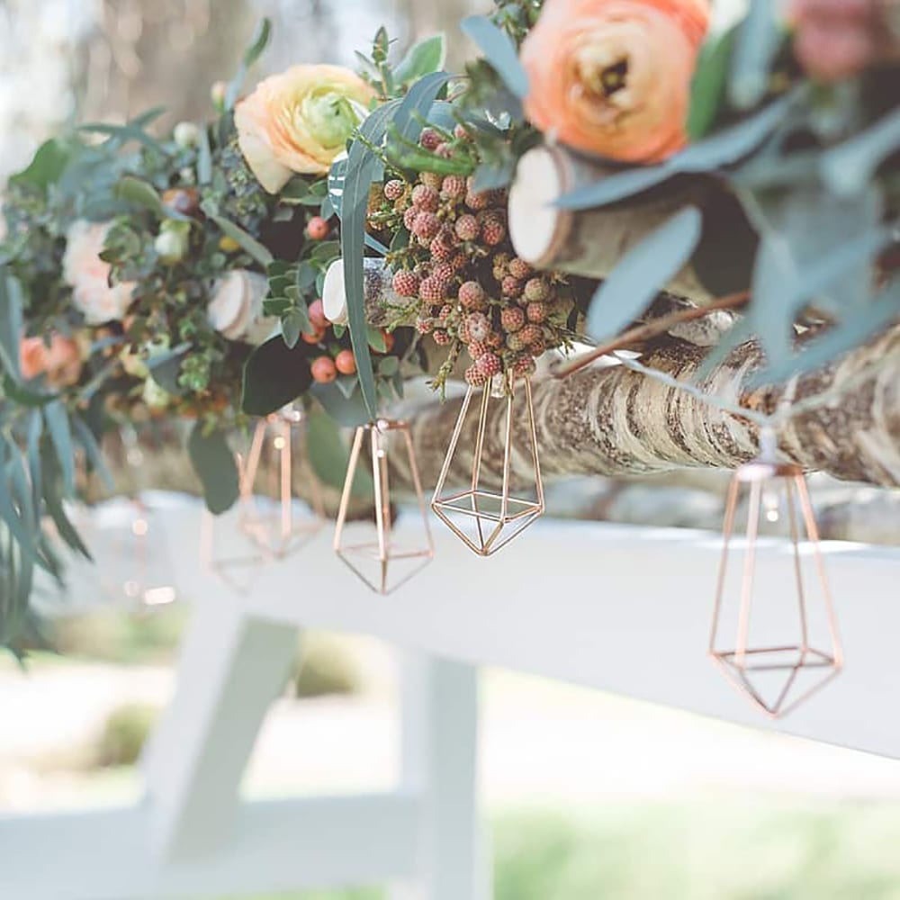 Lichterkette “Geometrie” in Kupfer