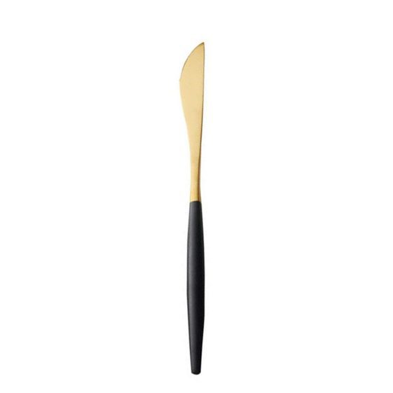 Besteck Schwarz Gold – Speisemesser