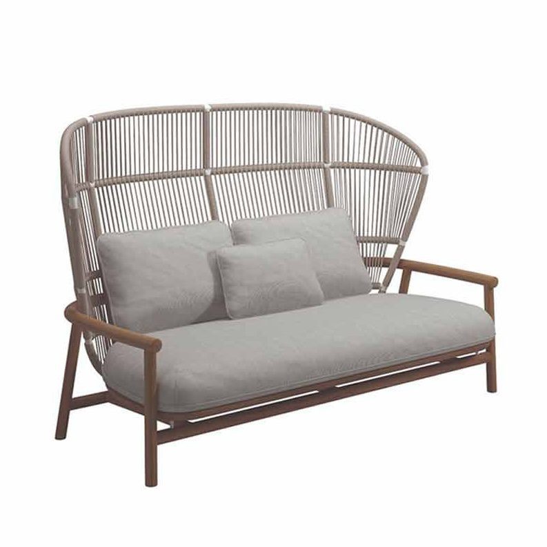 Outdoor-Sofa “Sole Rope” highback – 3-Sitzer 160 x 80 cm