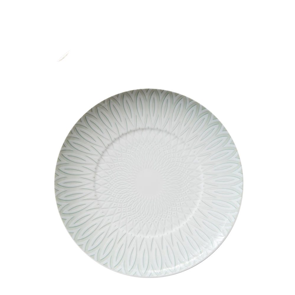 4tlg. Porzellan Teller-Set Pastellgrün Mintcream – Bild 5