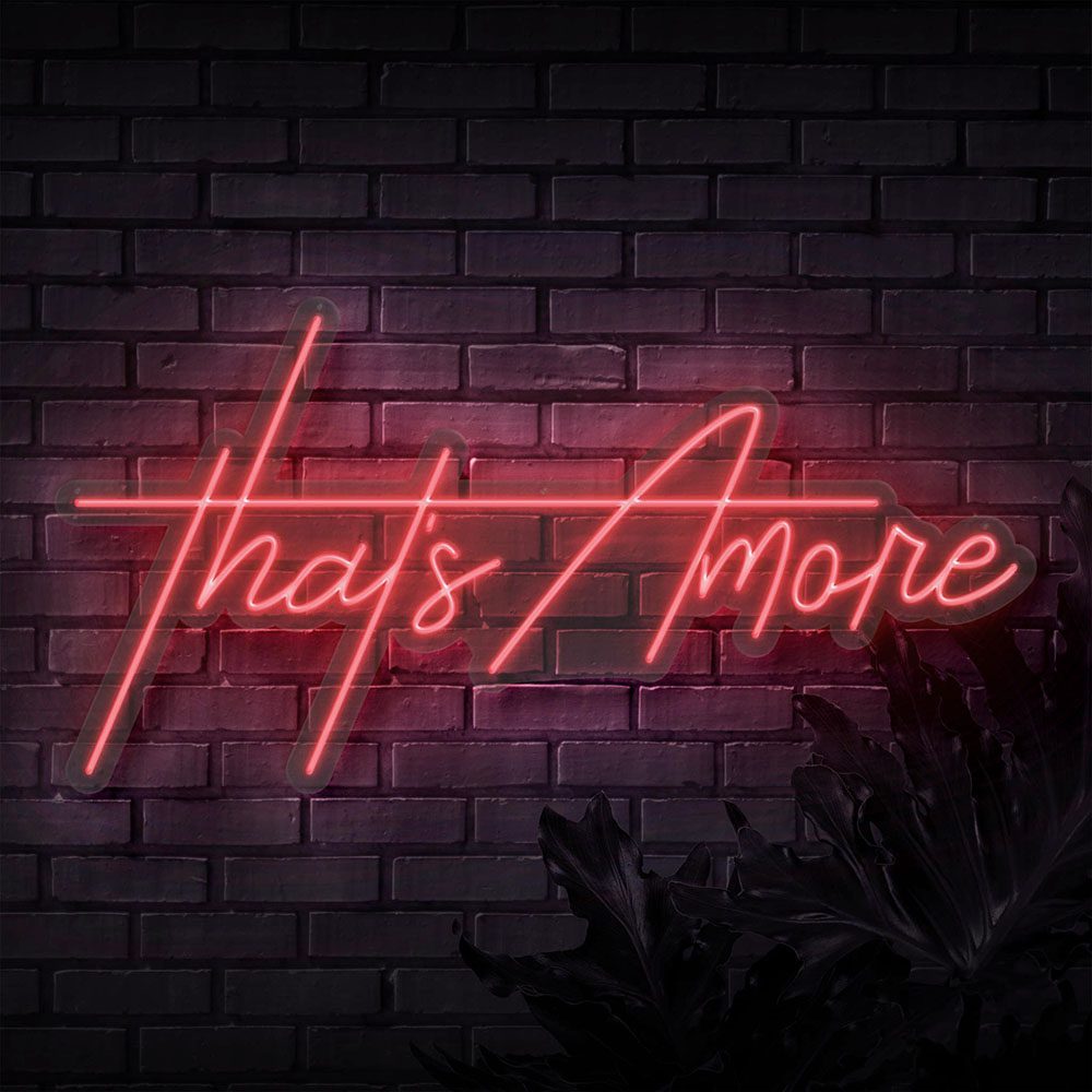 Neon Schriftzug “That’s Amore”
