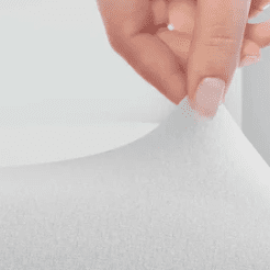 Tischmolton weiß für 100x200cm Tische