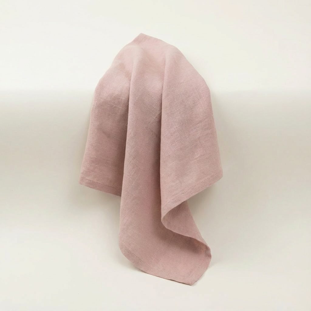 Leinenservietten in altrosa edelmatt