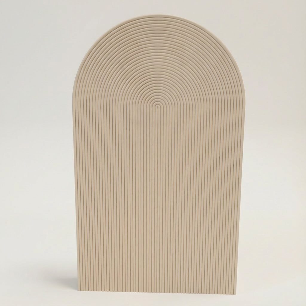 Backdrop Welle beige 200x100cm