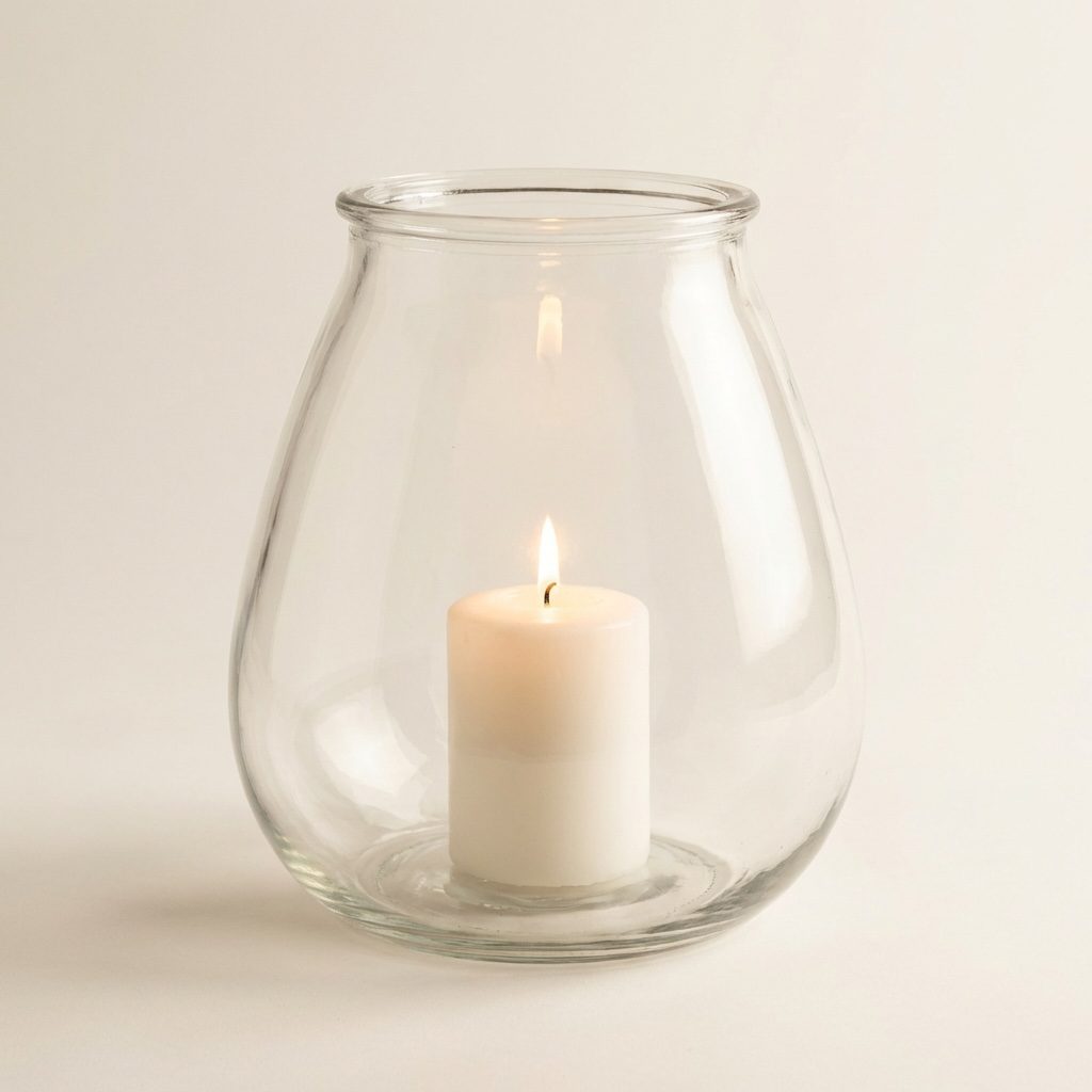 Bauchige Windlichter groß