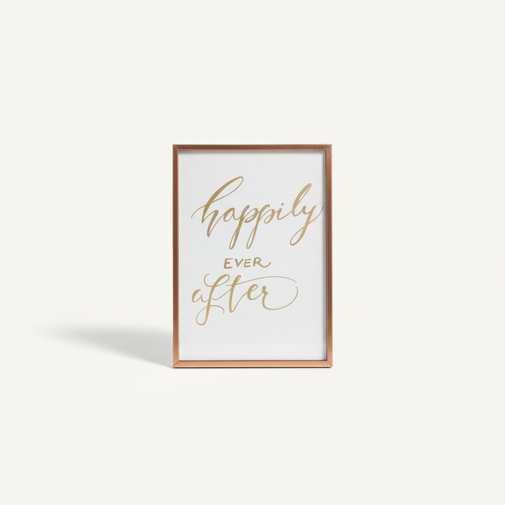 Bilderrahmen in Kupfer klein