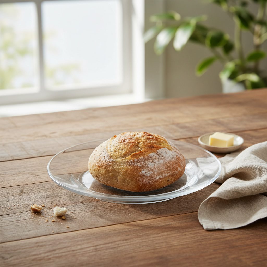 Brotteller Glas klar ⌀16cm