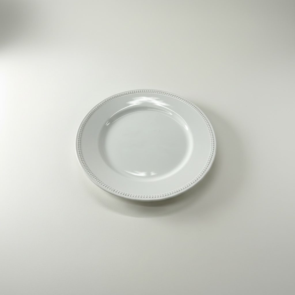 Dessertteller Simple White Relief – ⌀ 22,8 CM