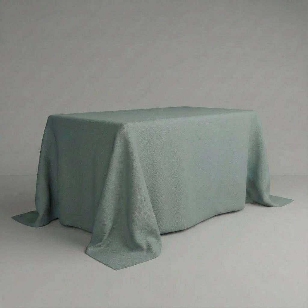 Tischdecke in eukalyptus  | 410×250 cm