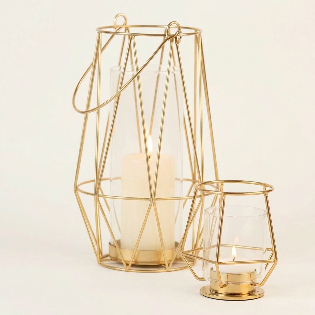 Geolichter in gold klein