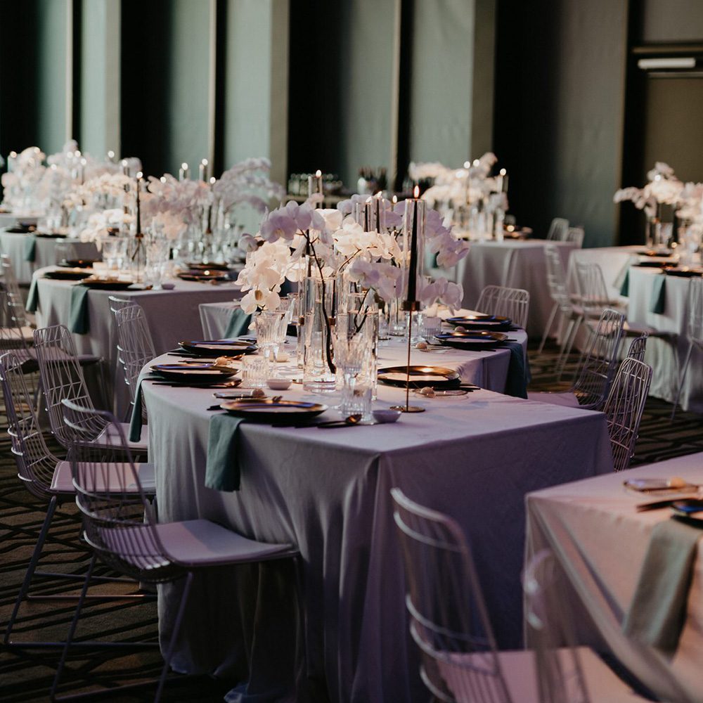 Brotteller aus Glas mit goldenen Rand geriffelt ⌀ 16,5cm – Bild 4