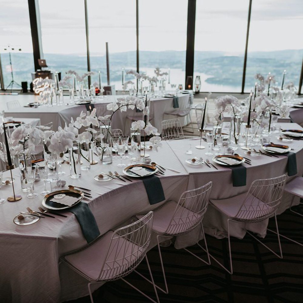 Brotteller aus Glas mit goldenen Rand geriffelt ⌀ 16,5cm – Bild 3