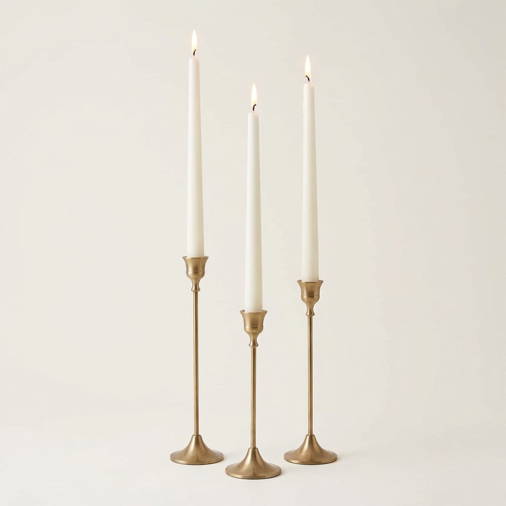 Kerzenständer Barroq gold 3er Set