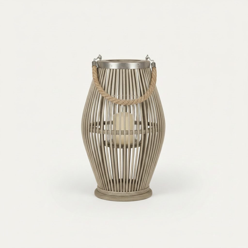 Laternen flechtoptik klein