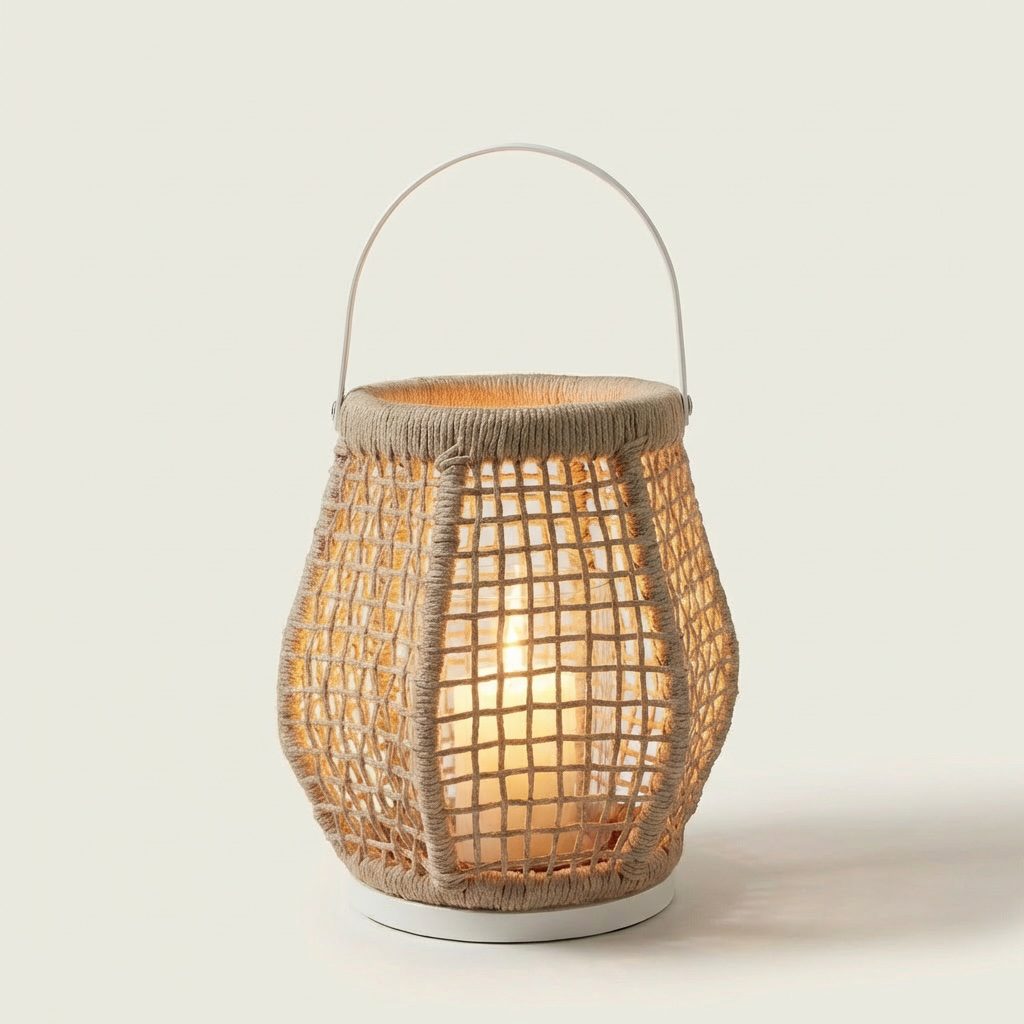 Outdoor-Laterne offwhite 35cm