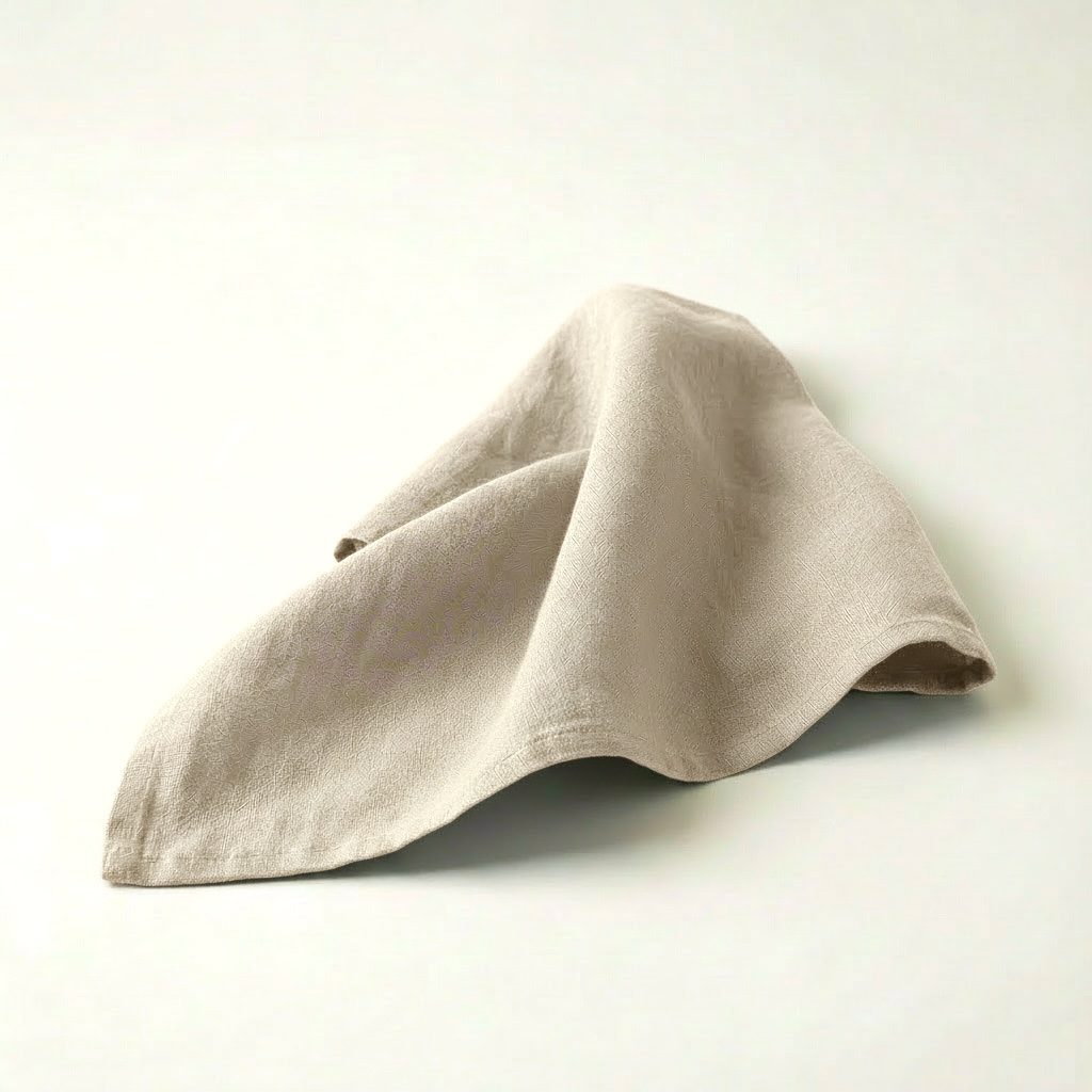 Leinenservietten in beige 50x50cm