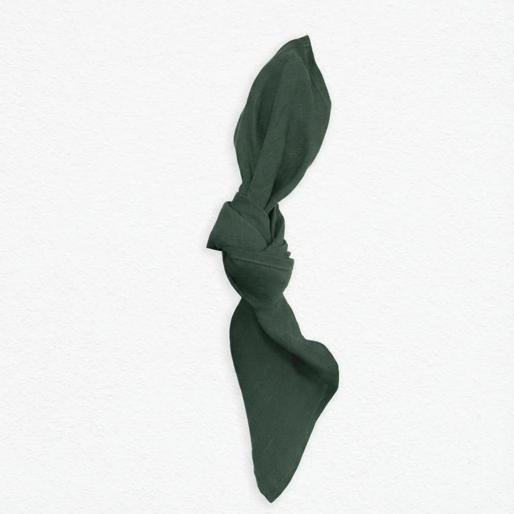 Leinenservietten in eukalyptusgrün 50x50cm