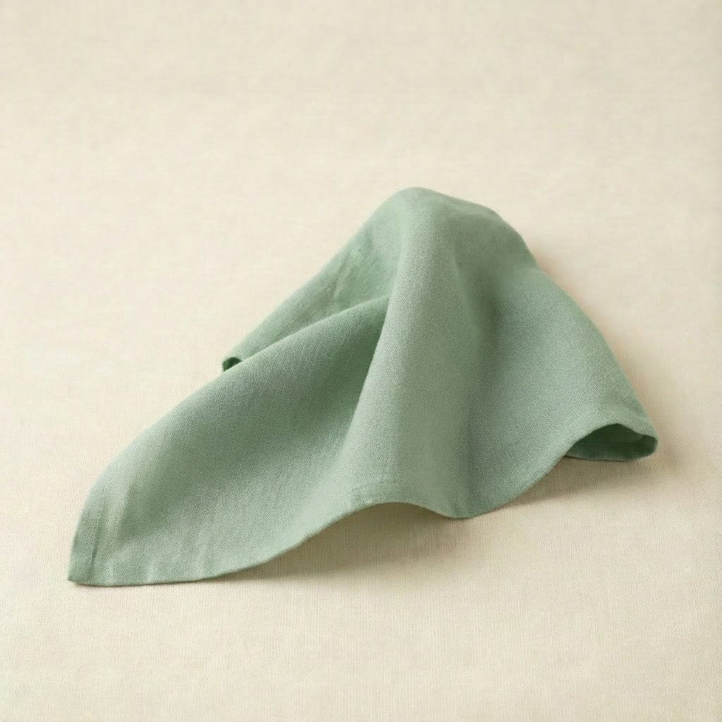 Leinenservietten in salbei