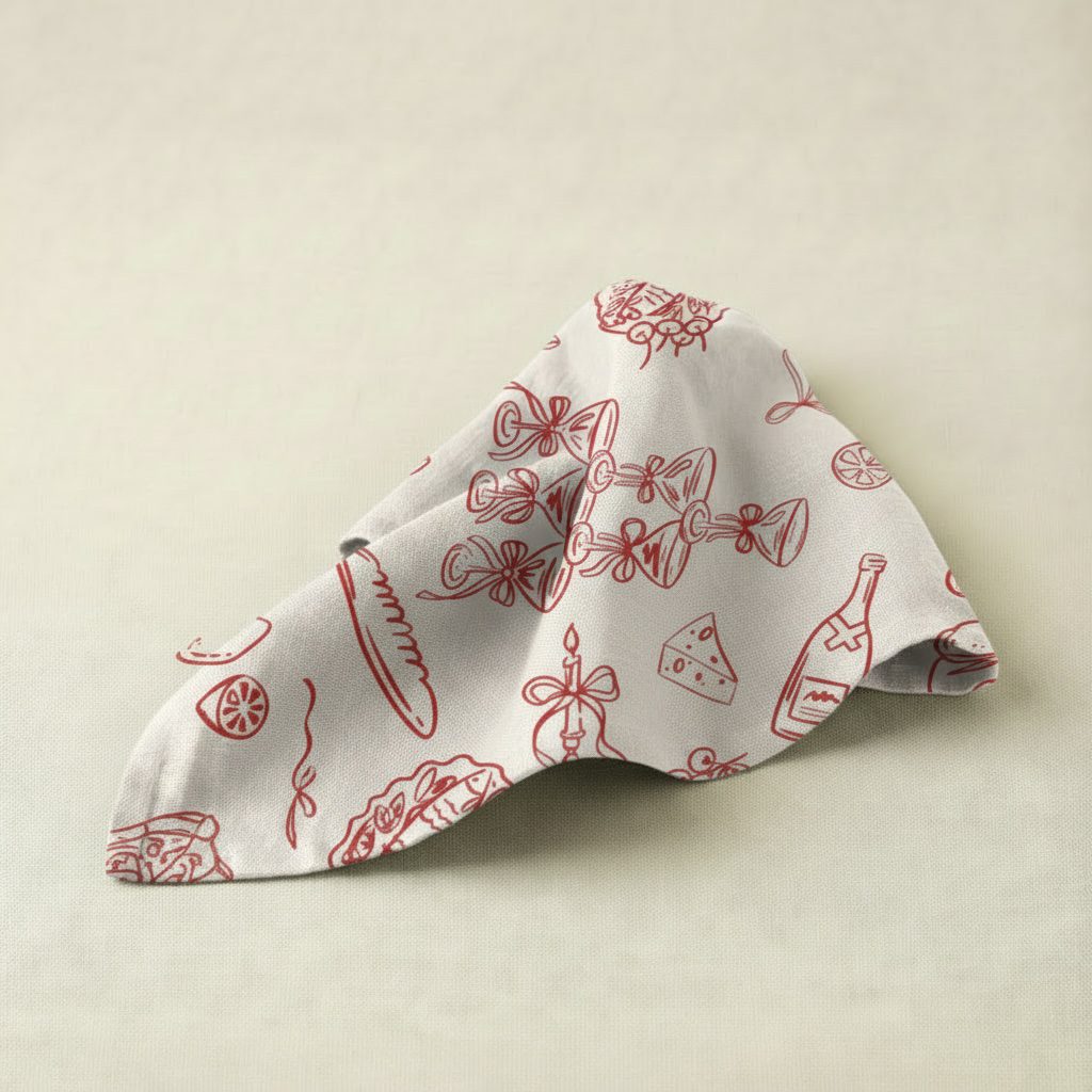 Stoffserviette aus Baumwolle – Italian Summer 50x50cm