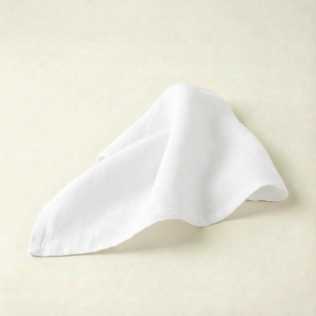 Leinenservietten in offwhite eierschale, egg shell