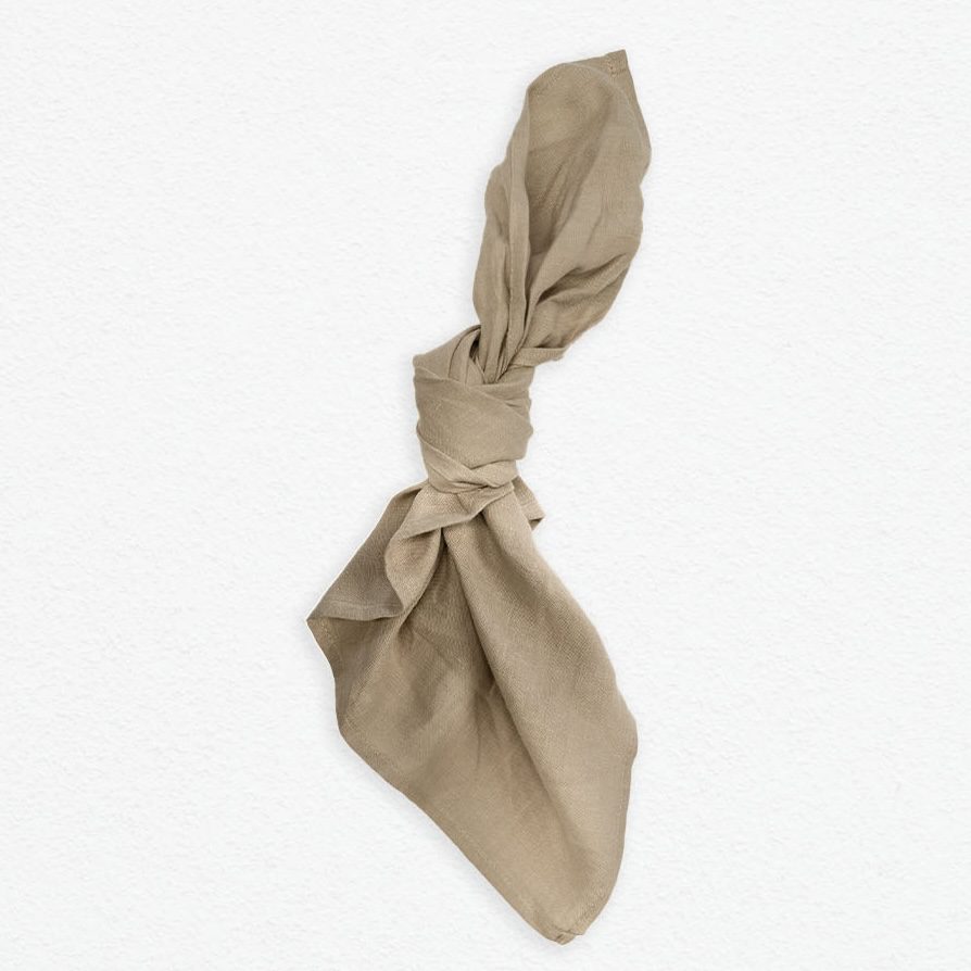 Leinenservietten Big Soft Pale Khaki