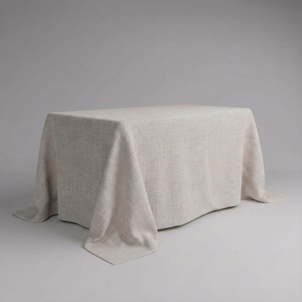 Leinentischdecke in macchiato beige | 350×250 cm