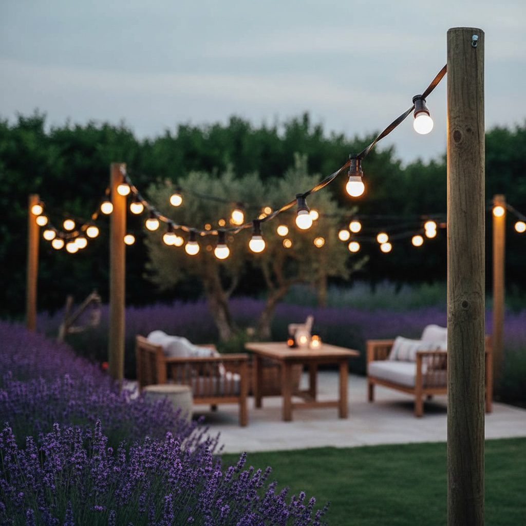 Lichterketten Glühbirnen 25m, 50 Birnen