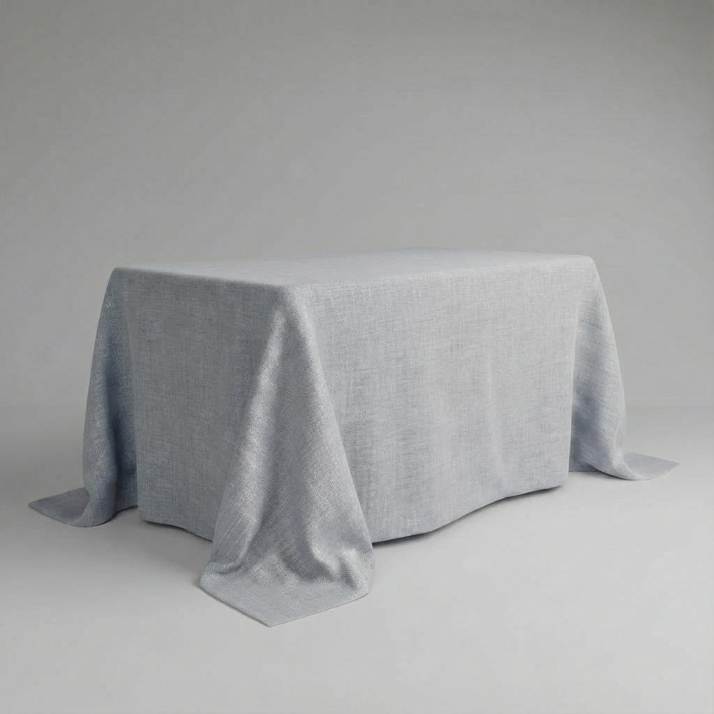 Leinentischdecke in light steel blue  | 350×250 cm
