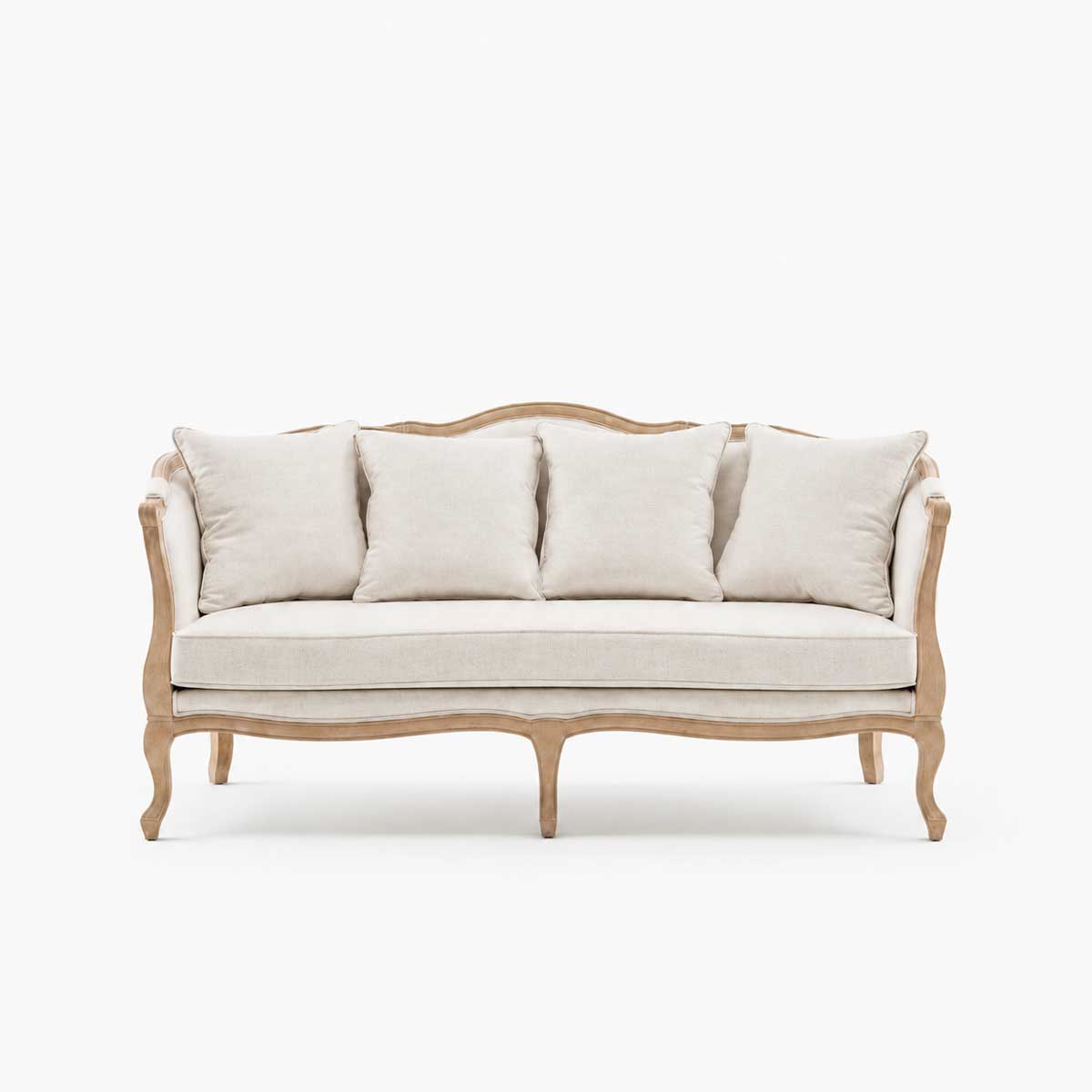 Louis Collection: Sofa “Louis” 2-seater washed look 165 x 70 cm