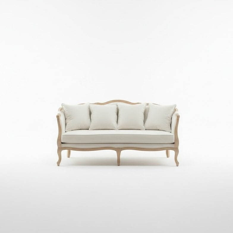 Louis Collection: Sofa “Louis” 2-Sitzer washed look 165 x 70 cm