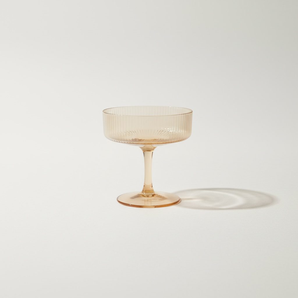 Champagner / Martiniglas Mr. Ripley amber 20cl