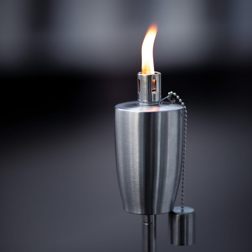Öl-Fackeln aus Edelstahl