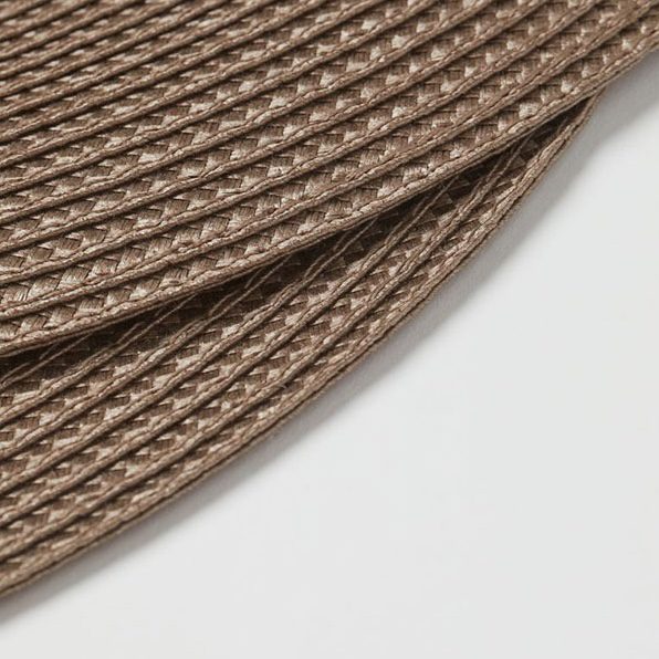 Platzset in Braun aus Kunststroh – Bild 2