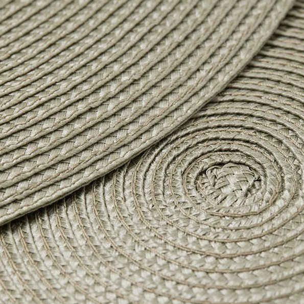 Platzset in Khaki aus Kunststroh – Bild 2