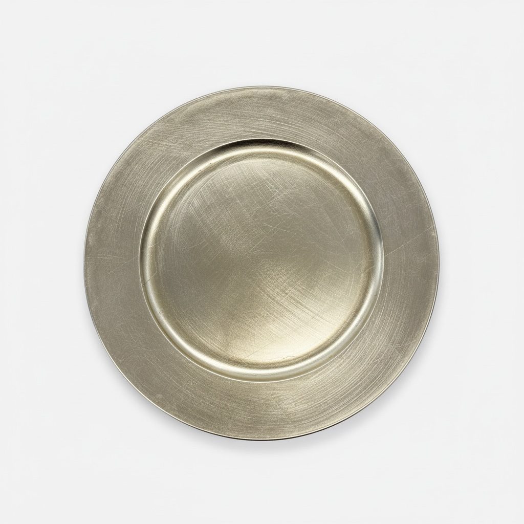 Platzteller Platin 33 cm