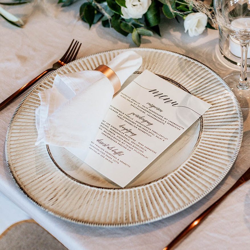 Platzteller "Riffled Lime Plate" in weiß ⌀ 33 cm – Bild 4