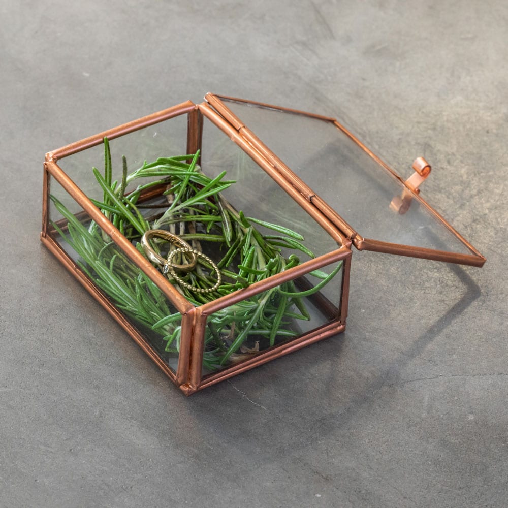 Ringkästchen in Kupfer