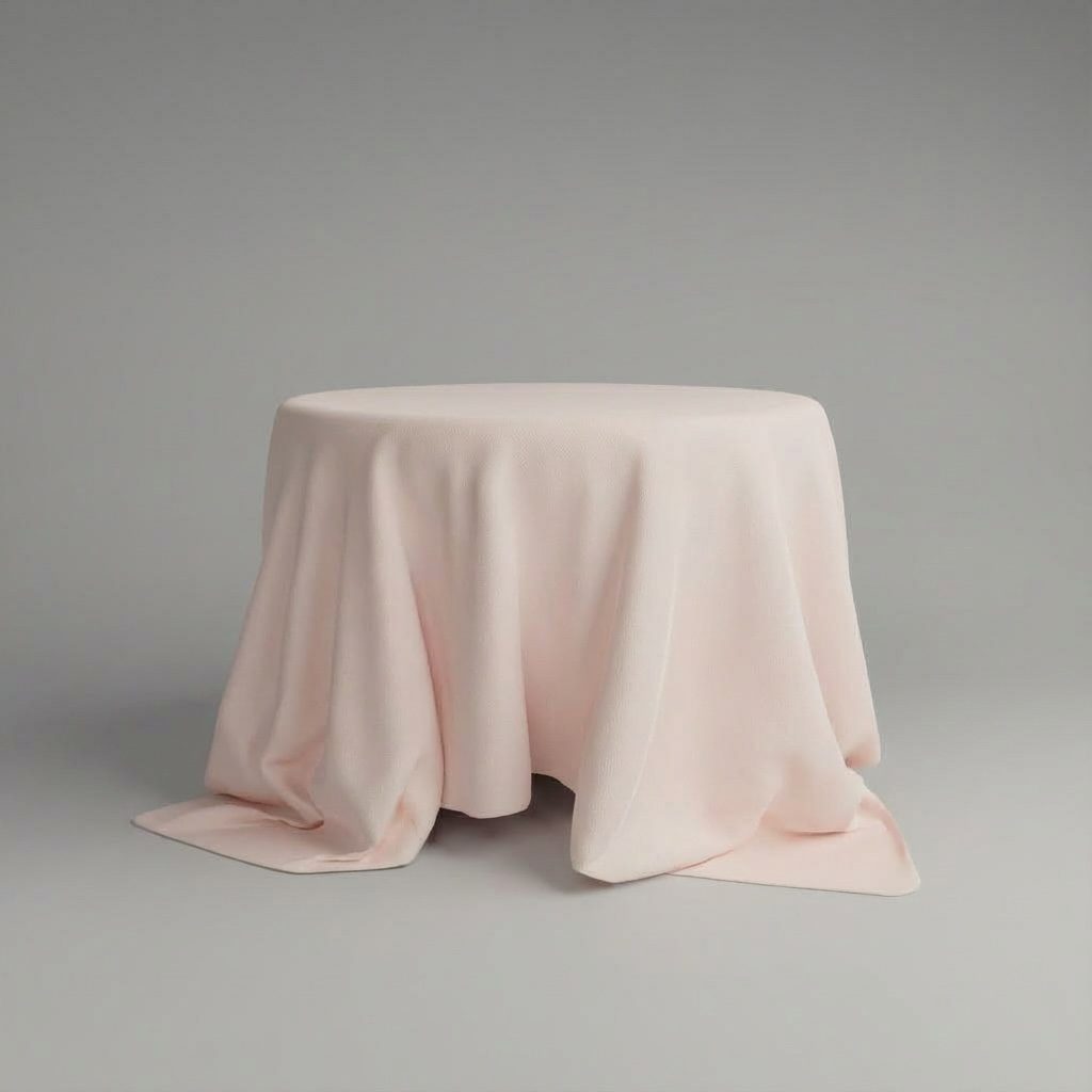 Runde Tischdecke in Blush | ⌀ 330 cm